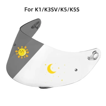 Photochromic מגן על AGV K5 K5S K5 S-K3SV K3-SV K1 קסדה משקפי מגן מסך השמשה אביזרים חלקים Autochromic עדשה