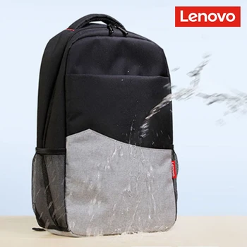 Lenovo חדש 17.3 אינץ מחשב תיק נסיעות גדול קיבולת עמיד למים טוב מחפש שני צבעים תפירה בחורה סטודנט גב למחשב נייד