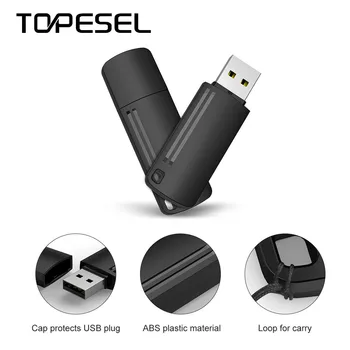 TOPESEL Pendrive 128Gb זיכרון 32Gb Usb 2.0 Flash Drive 64Gb 16Gb כונן עט Usb