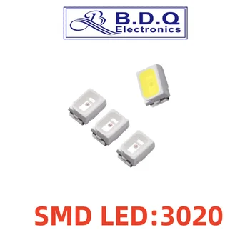 500Pcs 3020 SMD LED אדום כחול ירוק לבן צהוב RGB LED מנורת חרוזים גודל 3020 מסוג דיודות פולטות אור גבוה בהיר איכות