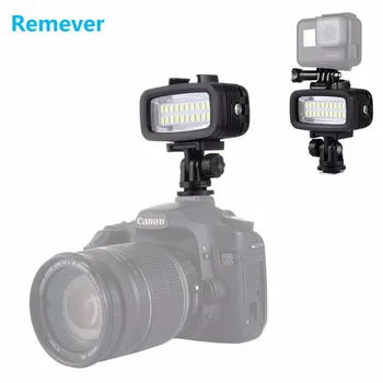 חם למכור מצלמות אביזרים מתחת למים עמיד למים LED פלאש צלילה מלא אור עם הר בסיס עבור מצלמות DSLR CANON Gopro
