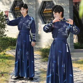 נשים מידות גדולות מסורתי Hanfu השמלה אדם שושלת האן תחפושת כמה הסינית העתיקה סייף בגדים זכר קימונו טאנג חליפה