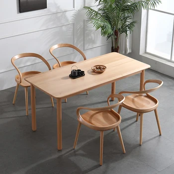 נורדי יוקרה כסאות אוכל עץ עיצוב מינימליסטי פאנקי כורסה להירגע כסאות אוכל מודרניים Sillas Comedores ריהוט הבית