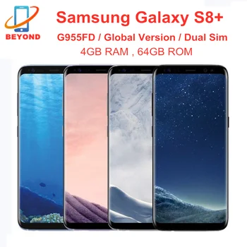Samsung Galaxy S8 בנוסף Duos G955FD ה-Sim כפול 4GB RAM 64GB ROM העולמי גרסה 6.2