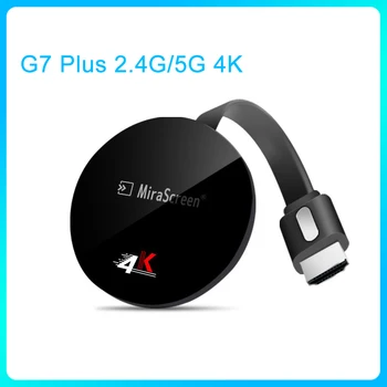 G7 פלוס 2.4 G/ 5G 4K אלחוטית WiFi שיקוף כבל מתאם HDMI 1080P תצוגת Dongle עבור iPhone Xiaomi Huawei טלפון אנדרואיד TV