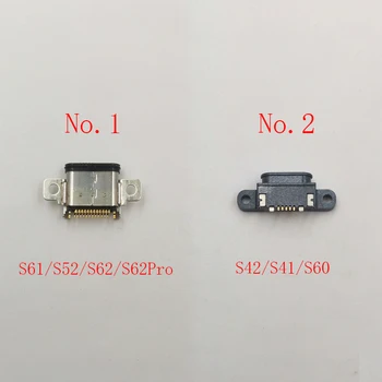 1-5Pcs סוג C USB מטען שקע הטעינה מחבר מזח נמל על הזחל, חתול S62 Pro S62Pro S60 S61 S52 S41 S42 קשר לחבר