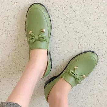 רב-צבעים קצרים מגפי קרסול גשום נעליים 2023 מסוגנן עניבת הפרפר נשים נעלי מים גשם ירוק נעלי נשי עמיד למים Rainshoes