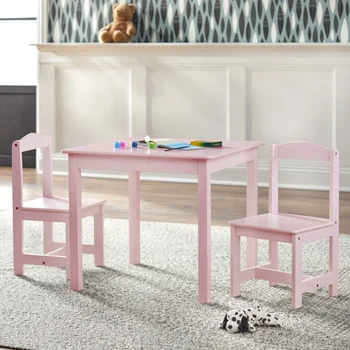 היידן ילדים 3 חלקים שולחן כיסא סט, מספר צבעים שולחן כיסא להגדיר עבור ילדים ילדים השולחן