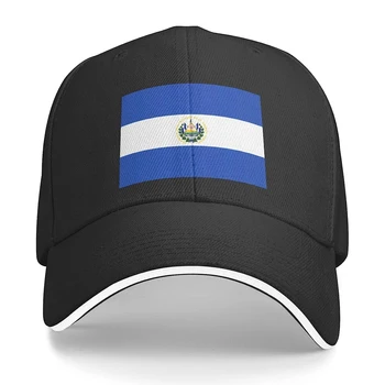 כלי תזמורת הדגל של אל סלבדור לשני המינים כובע בייסבול מתאים לגברים נשים מתכוונן אבא כובע, סנדוויץ ' ביל קאפ