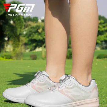 PGM נשים נעלי גולף עמיד נגד החלקה של נשים קל משקל, רך לנשימה נעלי נשים ידית הרצועה נעלי ספורט XZ249