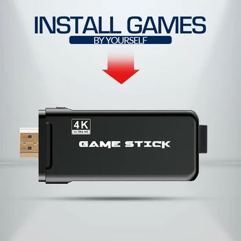 וידאו, קונסולת משחק Mini USB רטרו סימולטור טלוויזיה, וידאו, קונסולת משחק עם אלחוטית Gamepads 64G