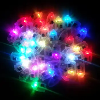 צבעוני קטן נורות LED נורות נייר בלון פנס עיצוב מובנה סוללה עבור חתונה, מסיבת יום הולדת תאורה אור